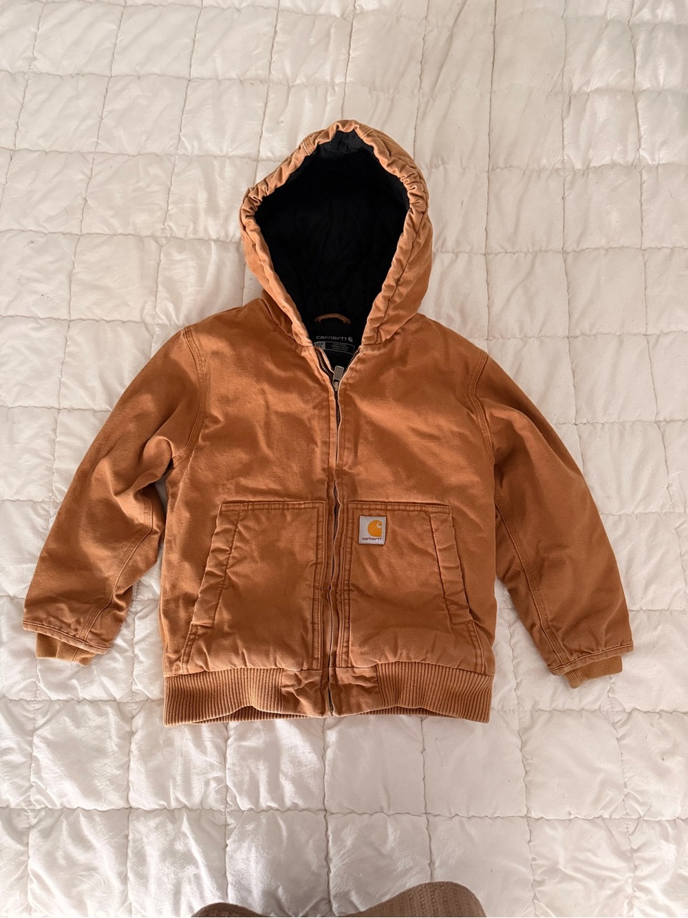 Carhartt Kids Duck Canvas Hooded Zip-Up Jacket